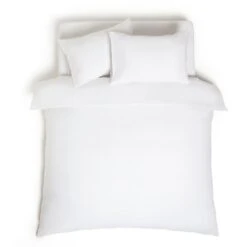 Habitat Cool Tencel Cotton Plain White Bedding Set - Single -Home Furnishings Store 9381885 R Z002A
