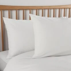 Habitat Cool Tencel Cotton Plain White Bedding Set - Single -Home Furnishings Store 9381885 R Z004A