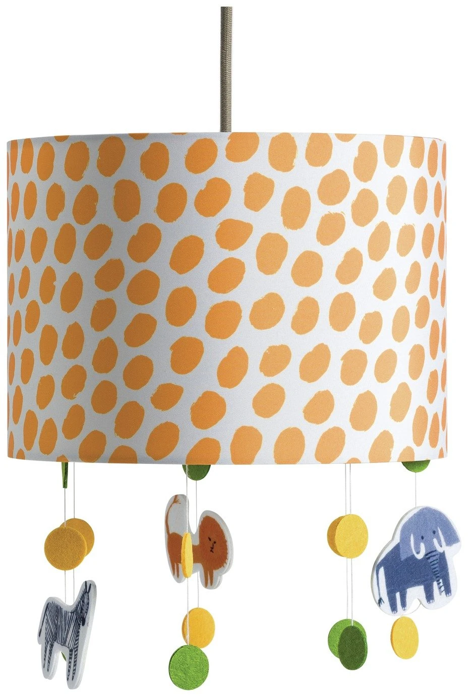 Habitat Kids Drum Dash Print & Hanging Animal Ceiling Shade 5 Habitat Kids Drum Dash Print & Hanging Animal Ceiling Shade - Image 3