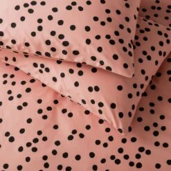 Habitat Cotton Dot Penny Pink & Black Bedding Set - Single 12 Habitat Cotton Dot Penny Pink & Black Bedding Set - Single -Home Furnishings Store 9401882 R Z003A
