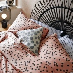 Habitat Cotton Dot Penny Pink & Black Bedding Set - Single 13 Habitat Cotton Dot Penny Pink & Black Bedding Set - Single -Home Furnishings Store 9401882 R Z004A