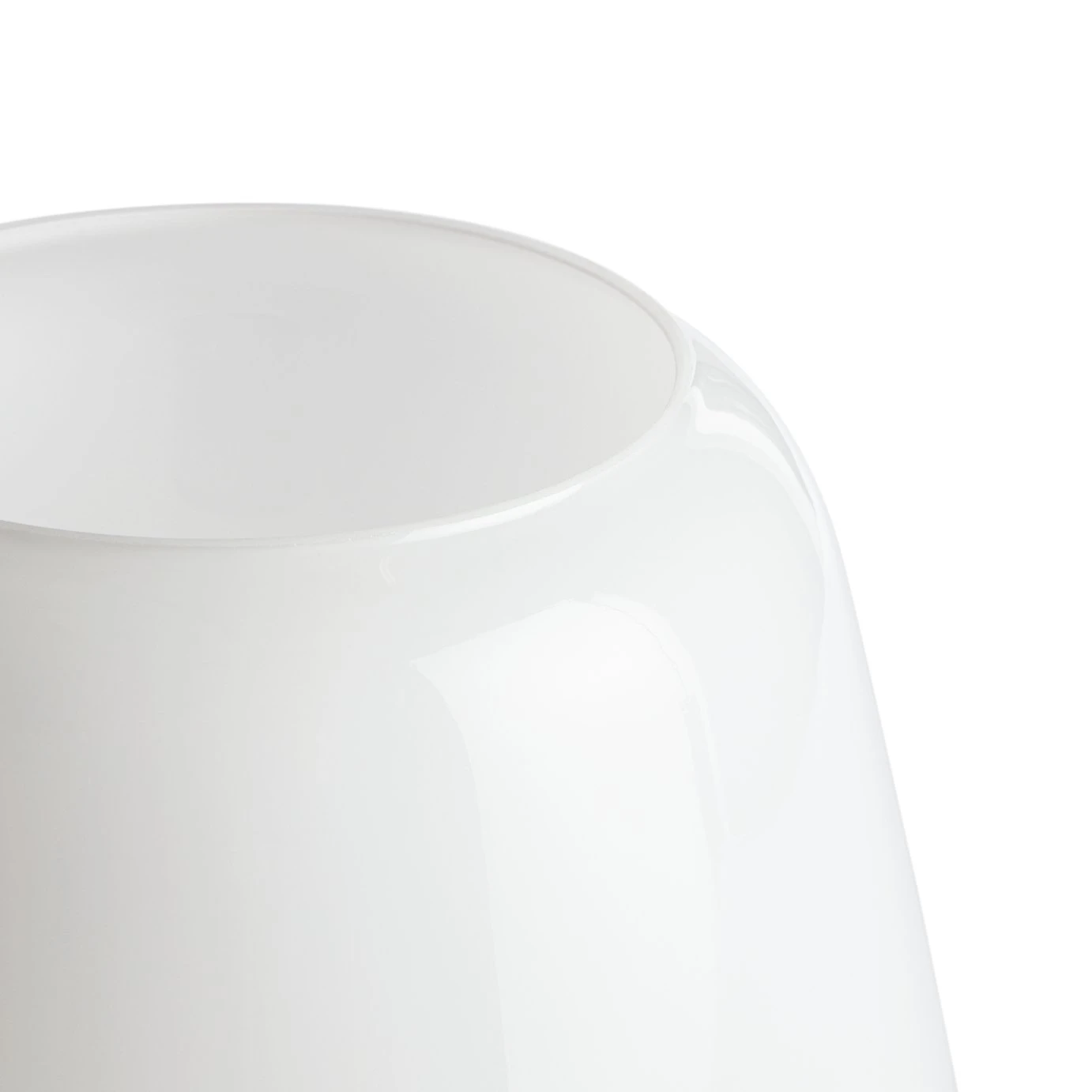 Habitat Lucetta Glass Table Lamp - White 5 Habitat Lucetta Glass Table Lamp - White - Image 3