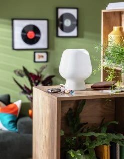 Habitat Lucetta Glass Table Lamp - White 13 Habitat Lucetta Glass Table Lamp - White -Home Furnishings Store 9404645 R Z002C