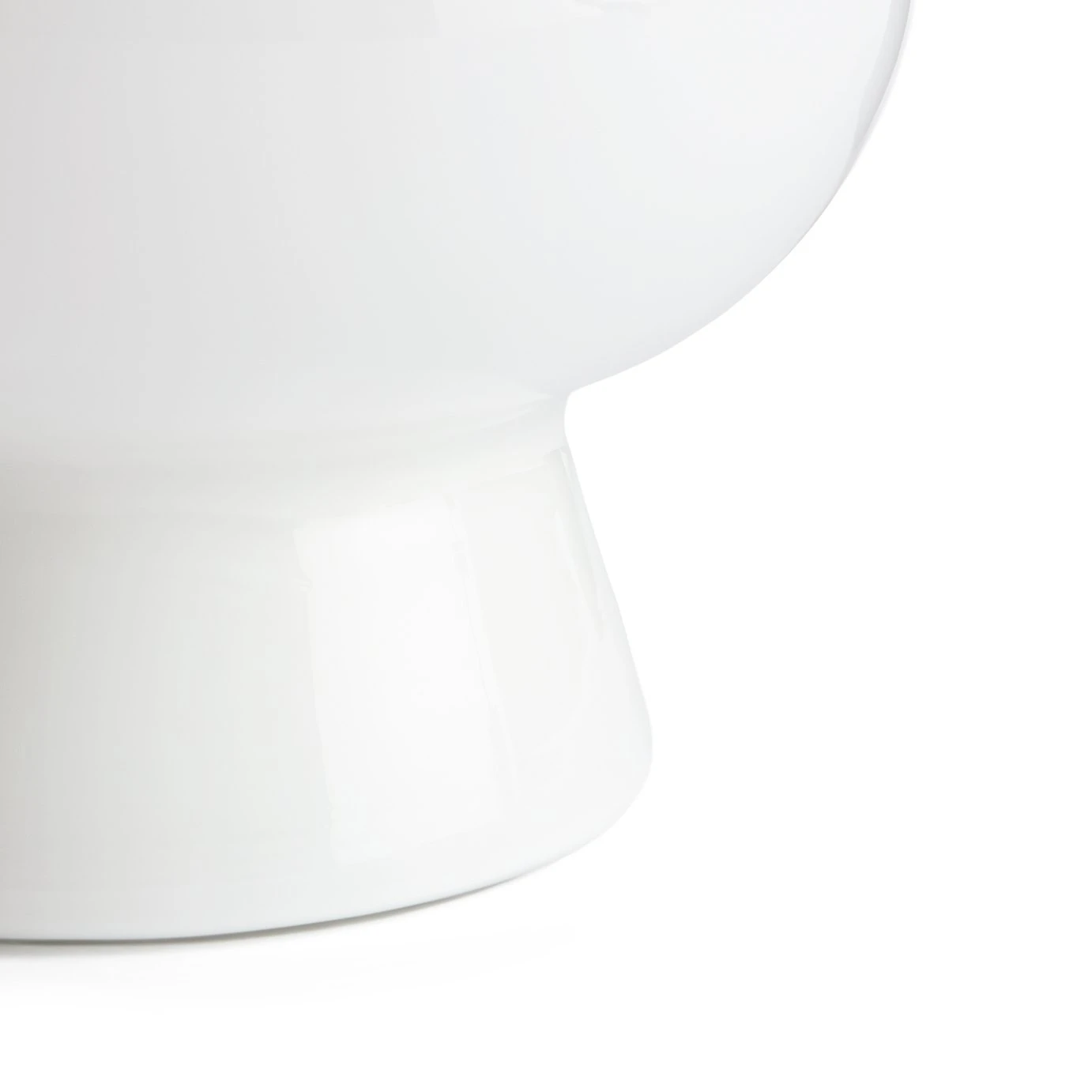 Habitat Lucetta Glass Table Lamp - White 6 Habitat Lucetta Glass Table Lamp - White - Image 4