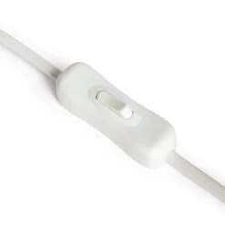 Habitat Lucetta Glass Table Lamp - White 12 Habitat Lucetta Glass Table Lamp - White -Home Furnishings Store 9404645 R Z004A