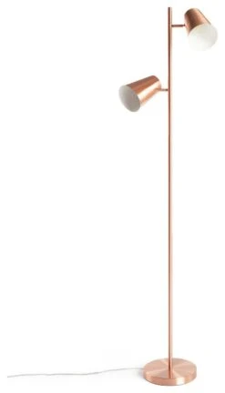 Habitat Iras Copper 2 Light Floor Lamp - Copper -Home Furnishings Store 9404827 R Z001C