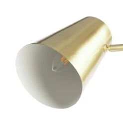 Habitat Iras Brass 2 Light Floor Lamp - Gold -Home Furnishings Store 9404834 R Z002A