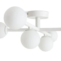 Habitat Alonso 6 Light Flush To Ceiling Light - White 11 Habitat Alonso 6 Light Flush To Ceiling Light - White -Home Furnishings Store 9405981 R Z002A