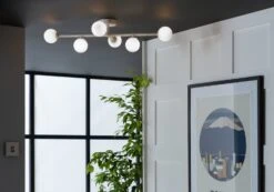 Habitat Alonso 6 Light Flush To Ceiling Light - White 13 Habitat Alonso 6 Light Flush To Ceiling Light - White -Home Furnishings Store 9405981 R Z002C