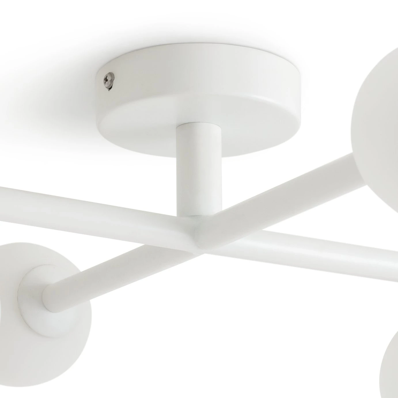 Habitat Alonso 6 Light Flush To Ceiling Light - White 7 Habitat Alonso 6 Light Flush To Ceiling Light - White - Image 5