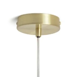 Habitat Lockie Brushed Brass Pendant Ceiling Light - Gold -Home Furnishings Store 9406179 R Z003A