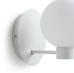 Habitat Opal Glass Wall Light - White -Home Furnishings Store 9406234 R Z002C