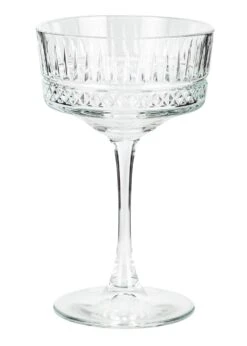 Habitat Pressed Set Of 4 Champagne Coupe Glasses -Home Furnishings Store 9410172 R Z002A