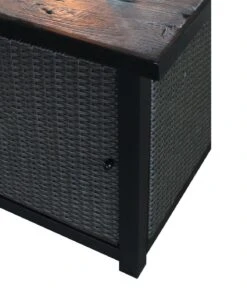 Teamson Home HF25601BA UK Gas Fire Pit With Cover -Home Furnishings Store 9410196 R Z005A