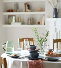 Habitat 12 Piece Stoneware Felicity Dinner Set - Blue 18 Habitat 12 Piece Stoneware Felicity Dinner Set - Blue -Home Furnishings Store 9410251 R Z002C