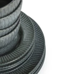 Habitat 12 Piece Stoneware Felicity Dinner Set - Blue 16 Habitat 12 Piece Stoneware Felicity Dinner Set - Blue -Home Furnishings Store 9410251 R Z005A