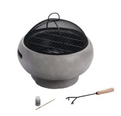 Teamson Home HR17501AB Wood Burning Fire Pit -Home Furnishings Store 9410598 R Z006A