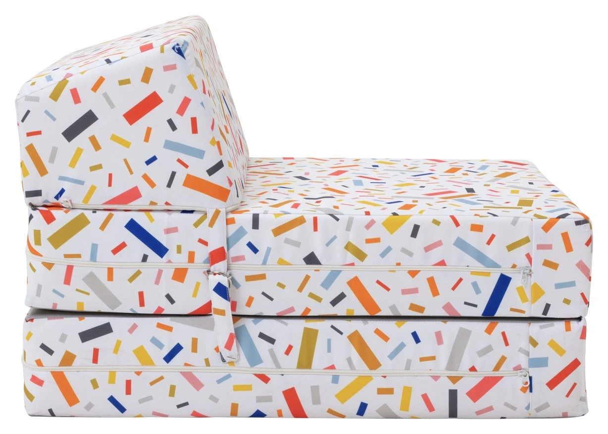 Habitat Kids Zowie Confetti Fabric Chair Bed 9 Habitat Kids Zowie Confetti Fabric Chair Bed - Image 7