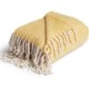 Habitat Country Hideaway Woven Throw - Mustard - 125X150cm -Home Furnishings Store 9422177 R Z001A