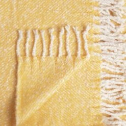 Habitat Country Hideaway Woven Throw - Mustard - 125X150cm 7 Habitat Country Hideaway Woven Throw - Mustard - 125X150cm -Home Furnishings Store 9422177 R Z002A