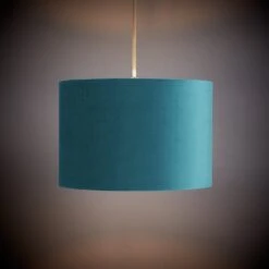 Habitat 30cm Velvet Shade - Teal -Home Furnishings Store 9425181 R Z002C