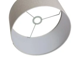 Habitat 35cm Linen Drum Shade - Oatmeal 10 Habitat 35cm Linen Drum Shade - Oatmeal -Home Furnishings Store 9425617 R Z003A