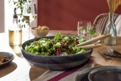 Habitat Evora Stoneware Serving Bowl - Green 8 Habitat Evora Stoneware Serving Bowl - Green -Home Furnishings Store 9428858 R Z001C