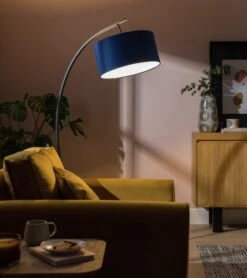 Habitat 40cm Velvet Shade - Navy -Home Furnishings Store 9431508 R Z003C