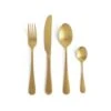 Habitat 16 Piece Gold Stainless Steel Cutlery Set