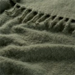 Habitat Faux Mohair Throw - Sage Green - 125x150cm -Home Furnishings Store 9438776 R Z002A