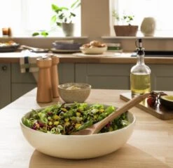 Habitat Evora Speckled Salad Bowl - Natural -Home Furnishings Store 9438800 R Z001C