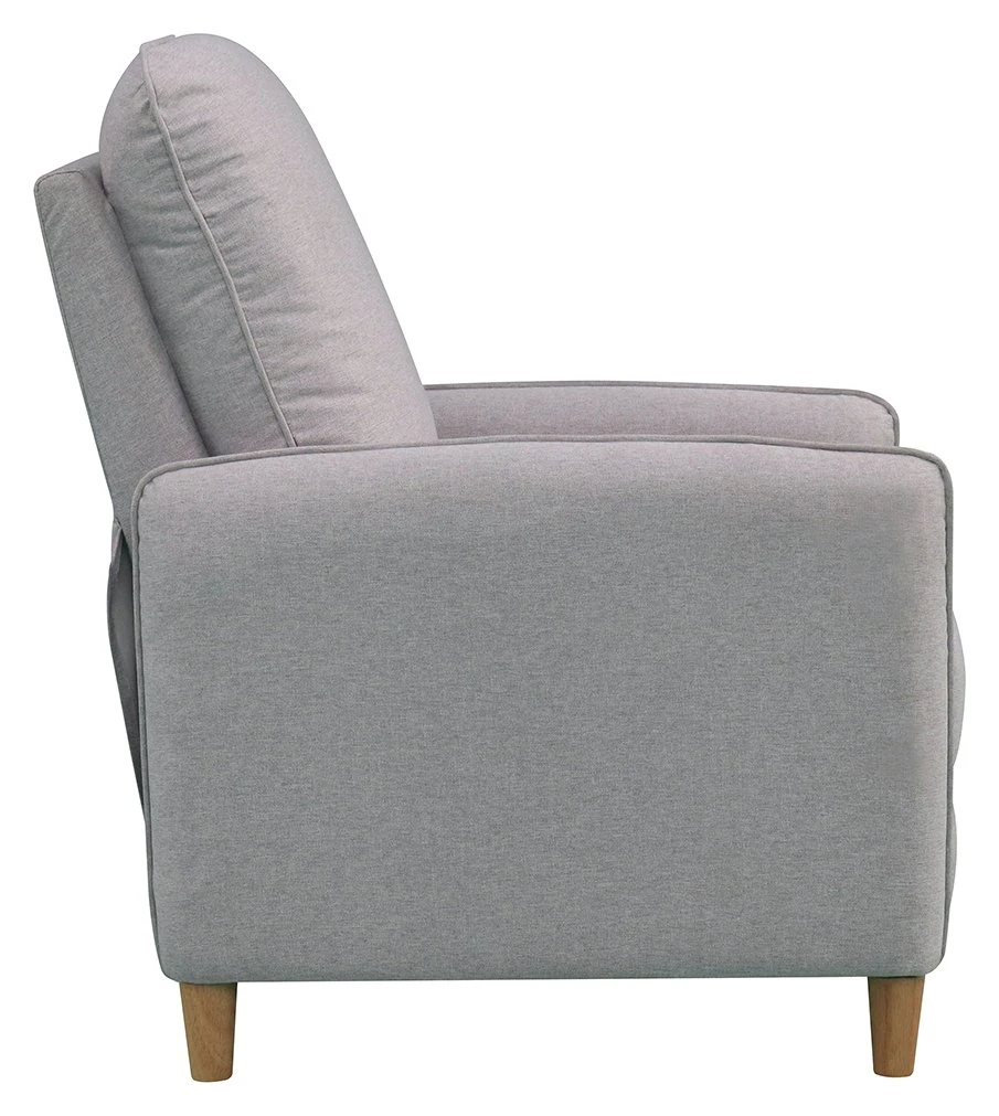 Habitat Tate Manual Pushback Recliner Chair - Grey 6 Habitat Tate Manual Pushback Recliner Chair - Grey - Image 4