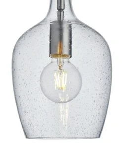 Habitat Abas Bubble Glass Pendant Light - Chrome -Home Furnishings Store 9445769 R Z002A