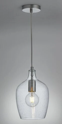 Habitat Abas Bubble Glass Pendant Light - Chrome -Home Furnishings Store 9445769 R Z003C