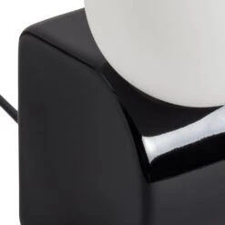 Habitat Vico Opal Table Lamp - Black -Home Furnishings Store 9451942 R Z003A
