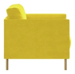 Habitat Hyde Velvet Armchair - Yellow -Home Furnishings Store 9452013 R Z004A