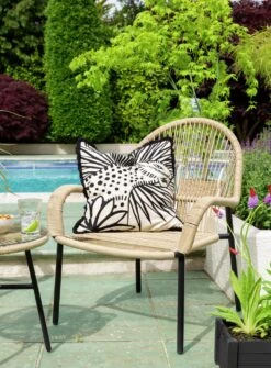 Habitat Java 2 Seater Metal Garden Bistro Set - Natural -Home Furnishings Store 9463583 R Z004C