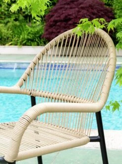 Habitat Java 2 Seater Metal Garden Bistro Set - Natural -Home Furnishings Store 9463583 R Z005C