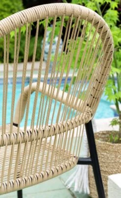 Habitat Java 2 Seater Metal Garden Bistro Set - Natural -Home Furnishings Store 9463583 R Z010C