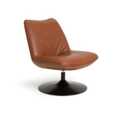Habitat Nanna Faux Leather Swivel Chair - Tan 14 Habitat Nanna Faux Leather Swivel Chair - Tan -Home Furnishings Store 9466047 R Z004A