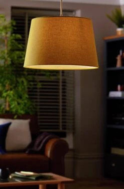 Habitat 40cm Textured Taper Shade - Ochre 12 Habitat 40cm Textured Taper Shade - Ochre -Home Furnishings Store 9466597 R Z002C