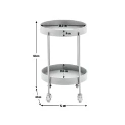 Habitat Eris Drinks Trolley - Black 11 Habitat Eris Drinks Trolley - Black -Home Furnishings Store 9473092 R E001