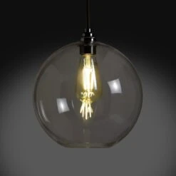 Habitat Toba Clear Pendant Glass Shade -Home Furnishings Store 9482791 R Z002C