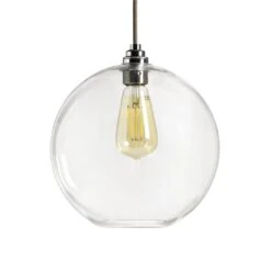 Habitat Toba Clear Pendant Glass Shade -Home Furnishings Store 9482791 R Z007A