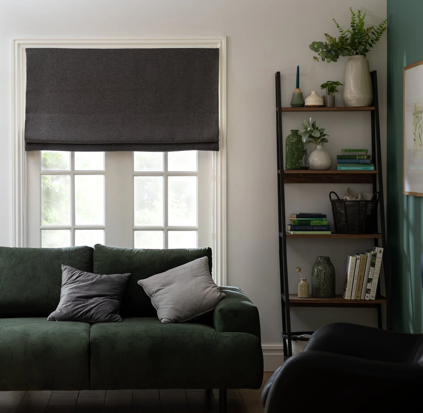 Habitat Blackout Plain Roman Blind - Slate Grey - 3ft 3 Habitat Blackout Plain Roman Blind - Slate Grey - 3ft