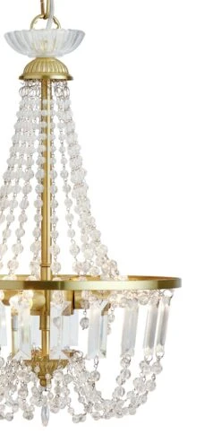 Habitat Capella Empire Chandelier - Brushed Brass -Home Furnishings Store 9486333 R Z002A