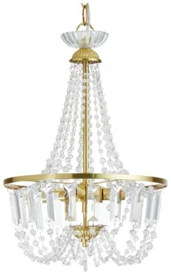 Habitat Capella Empire Chandelier - Brushed Brass -Home Furnishings Store 9486333 R Z004A