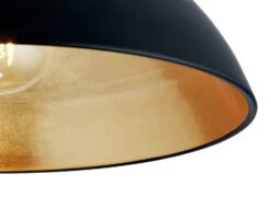 Habitat Yuno Leaf Flush To Ceiling Light - Black And Gold 10 Habitat Yuno Leaf Flush To Ceiling Light - Black And Gold -Home Furnishings Store 9487521 R Z003A