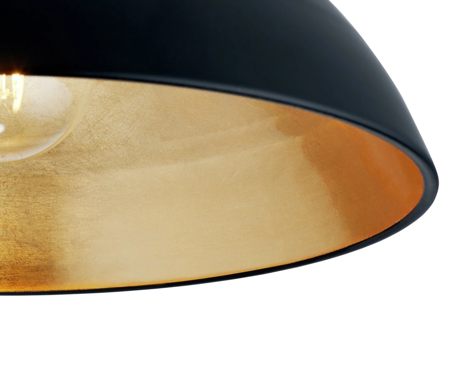 Habitat Yuno Leaf Flush To Ceiling Light - Black And Gold 6 Habitat Yuno Leaf Flush To Ceiling Light - Black And Gold - Image 4