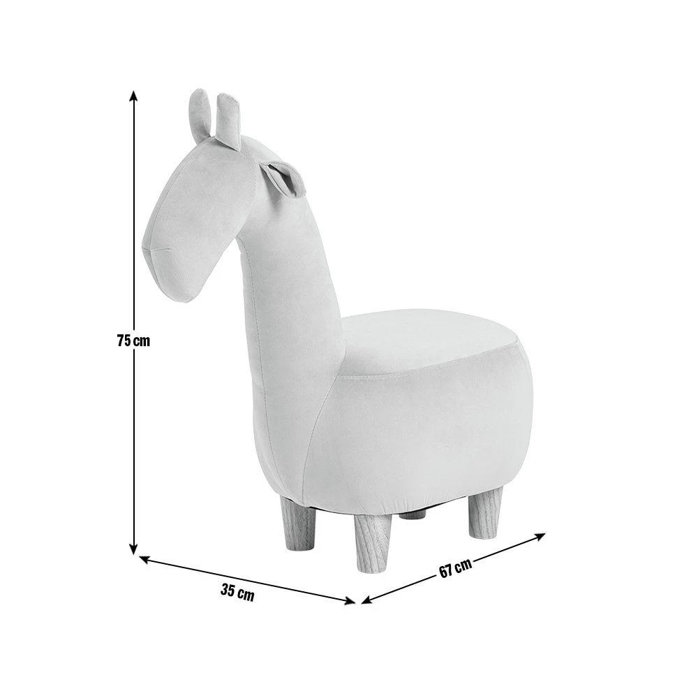 Habitat George Kids Giraffe Animal Stool - Yellow 5 Habitat George Kids Giraffe Animal Stool - Yellow - Image 3